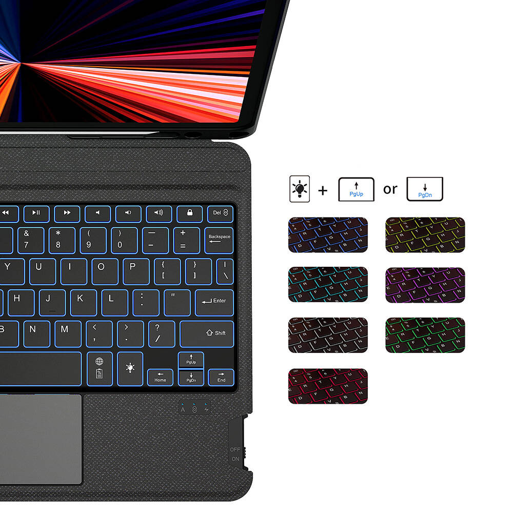 Wiwu Mag Touch iPad Pro 11 2024 Klavyeli Standlı Kılıf Wiwu Mag Touch iPad Pro 11 2024 Klavyeli Standlı Kılıf